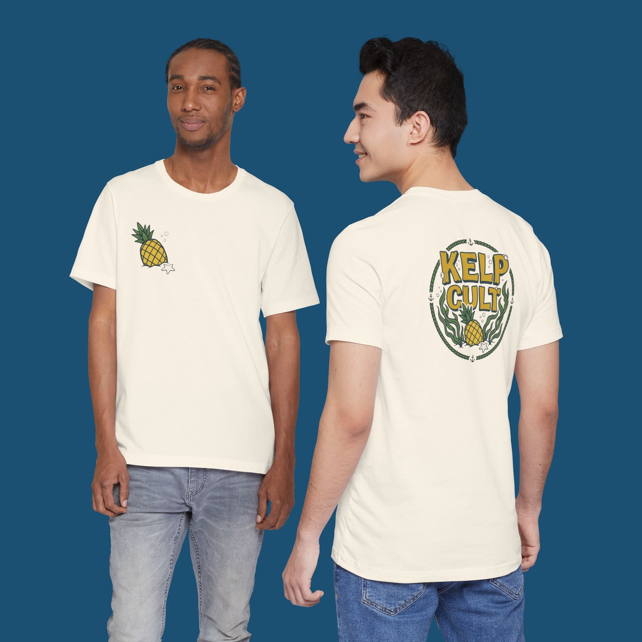 The Kelp Cult Logo Tee - Natural | Kelp Cult